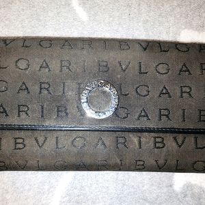 Bvlgari Black long Wallet